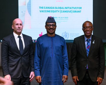 Canada gifts Nigeria $9.3m for COVID-19 vaccine, other services